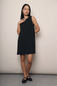 Perla Shift Dress Black