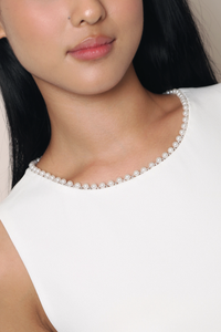 Perla Shift Dress White