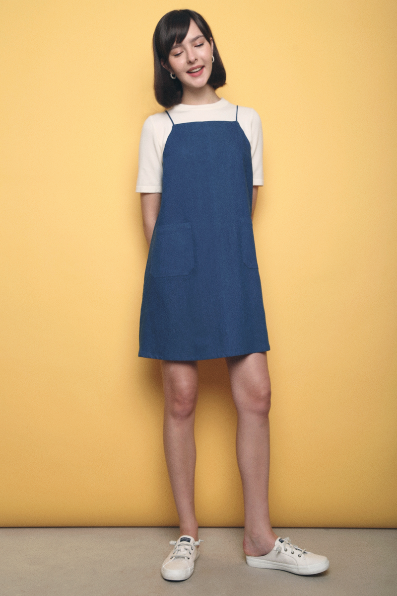 Flowy sales denim dress