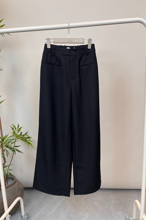 Power Hour Wide Leg Pants Black