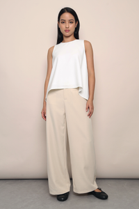 Power Hour Wide Leg Pants Ivory