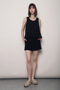Ribbon Reverie Top Black