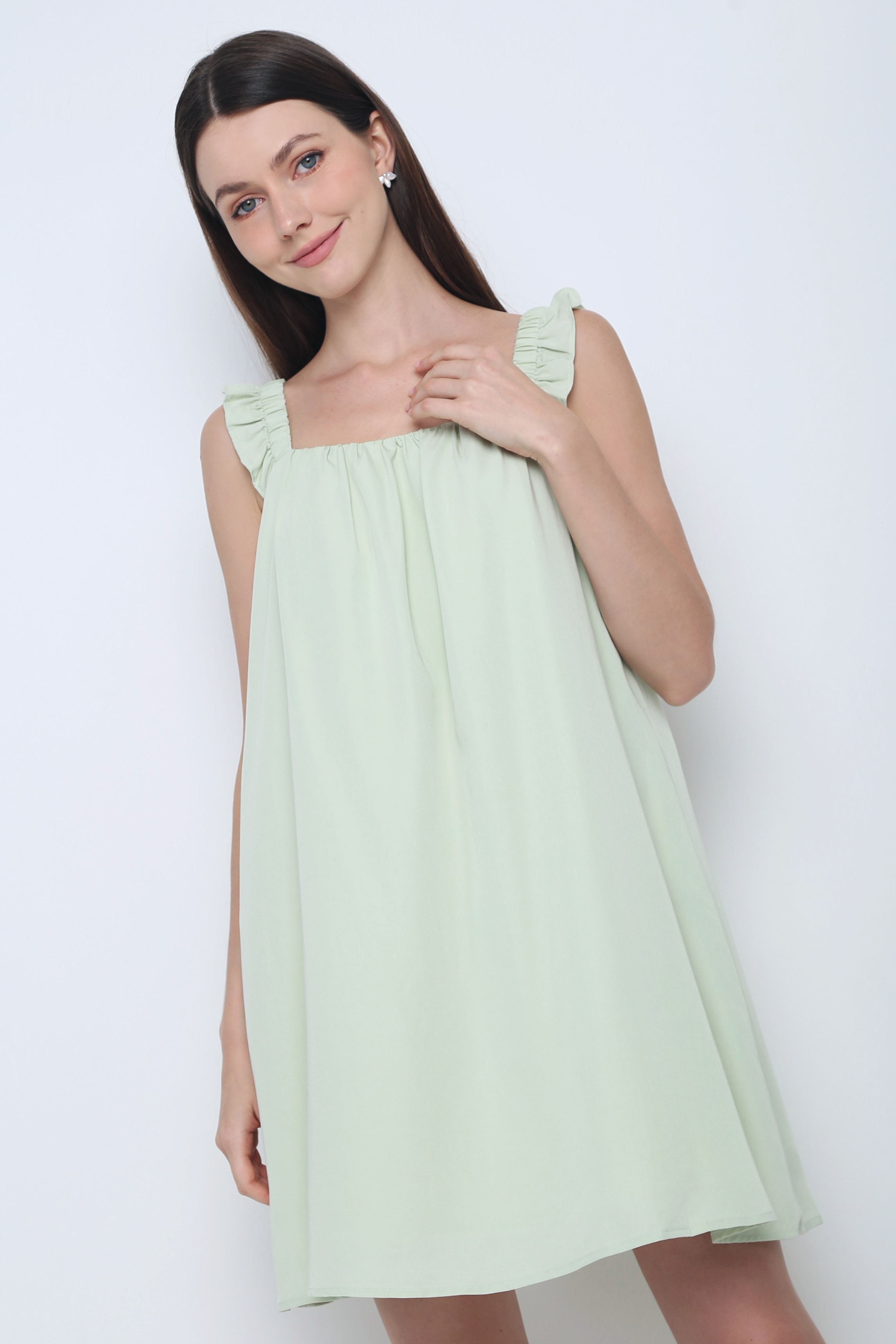Rubee Tent Midi Dress Applemint