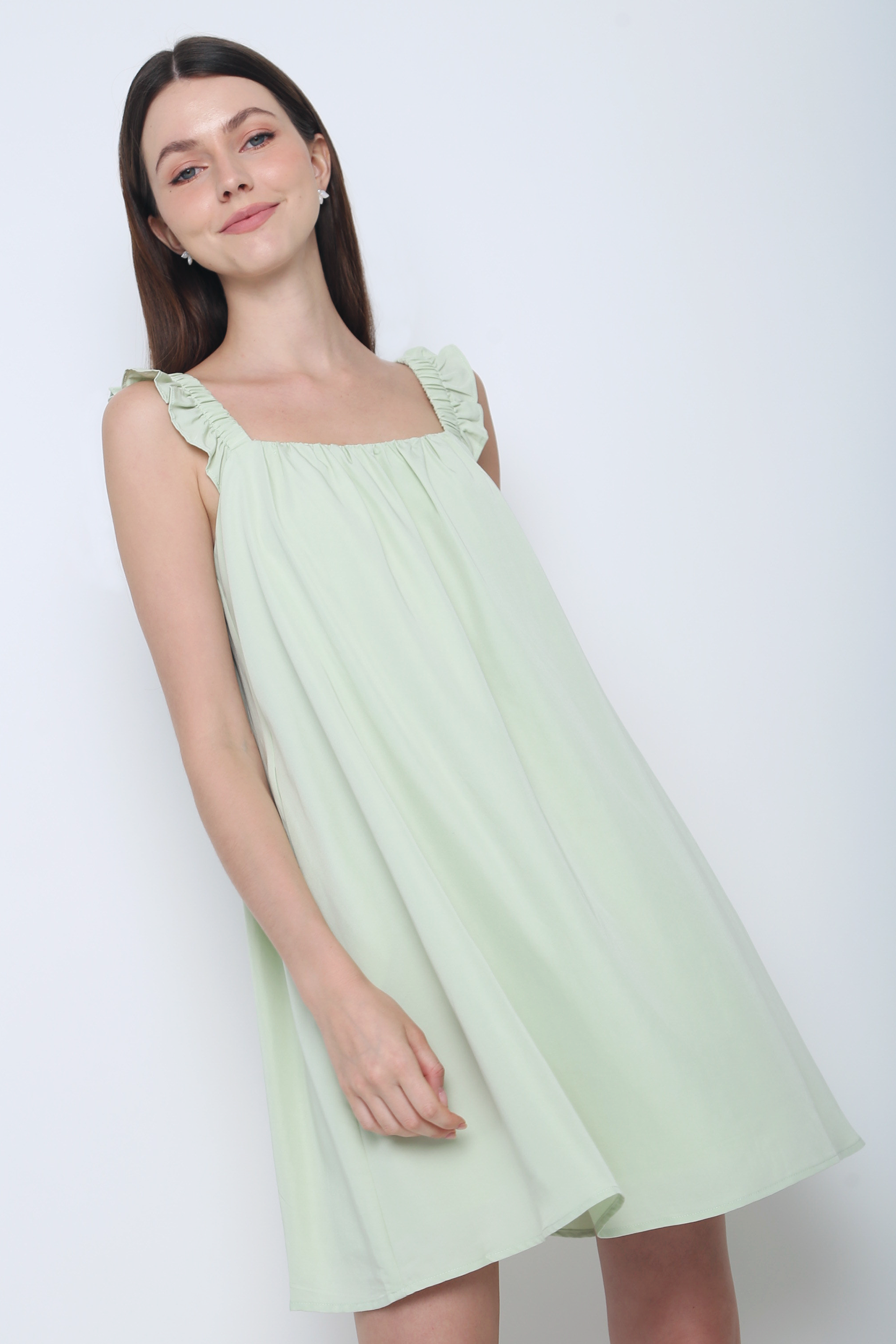 Rubee Tent Midi Dress Applemint