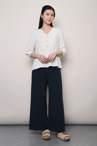 Salt Air Linen Shirt Ivory