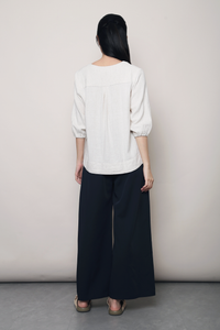 Salt Air Linen Shirt Ivory