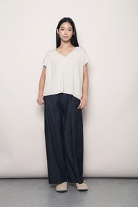 Saturday Slouch Denim Pants Dark Wash