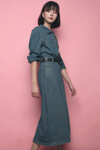 Shelly Denim Midi Dress