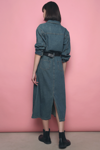 Shelly Denim Midi Dress