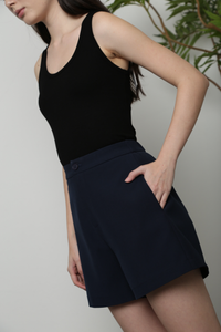 Signature Mom Shorts Navy (Backorder)