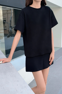 Simpleton Babydoll Tee Black (Restock)