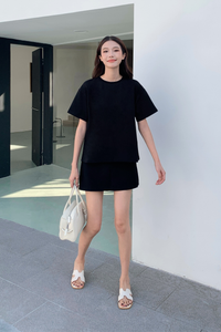 Simpleton Babydoll Tee Black (Restock)