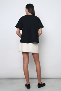 Simpleton Babydoll Tee Black (Restock)