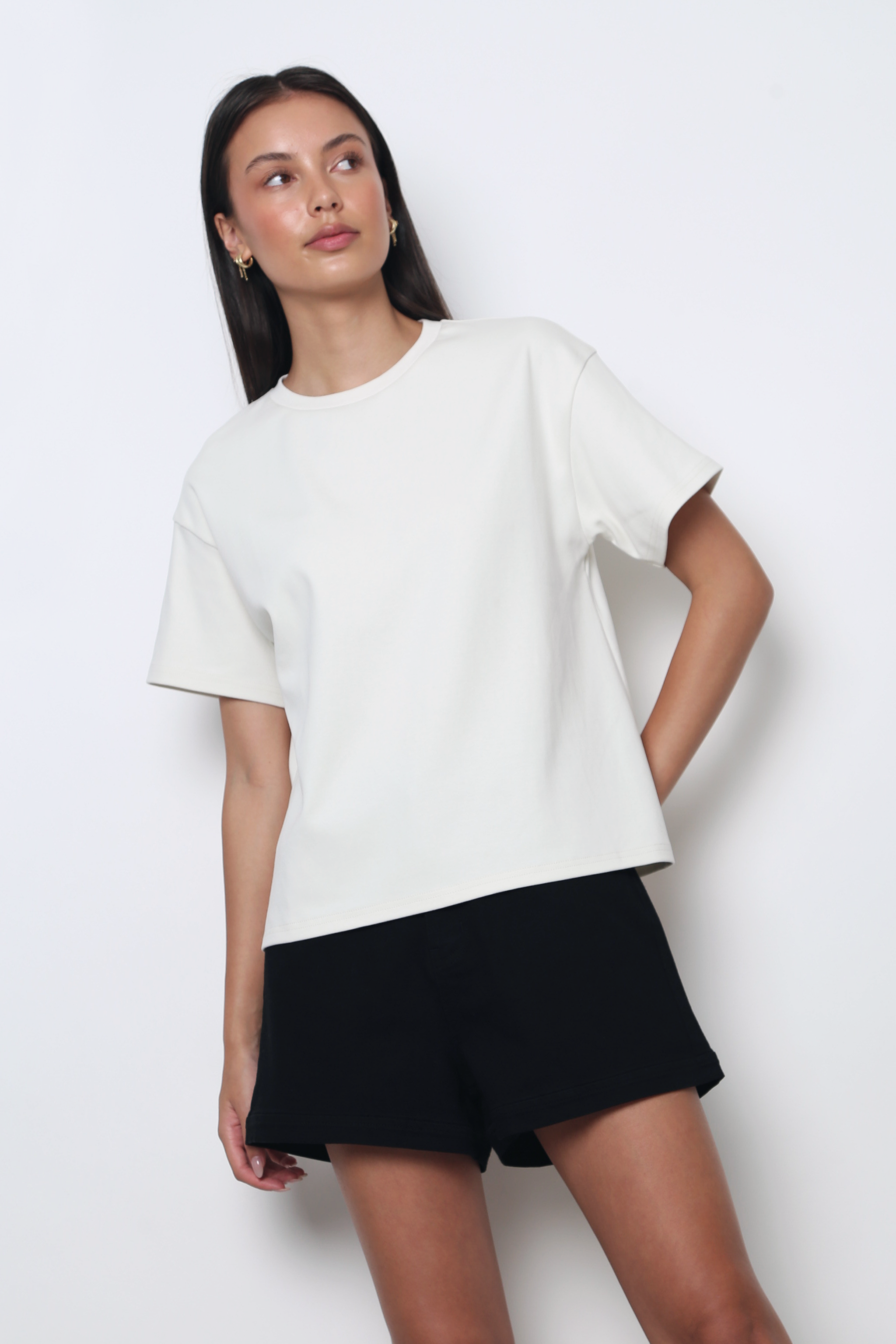 Simpleton Babydoll Tee Cream