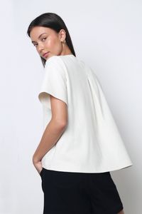 Simpleton Babydoll Tee Cream