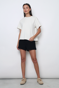 Simpleton Babydoll Tee Cream