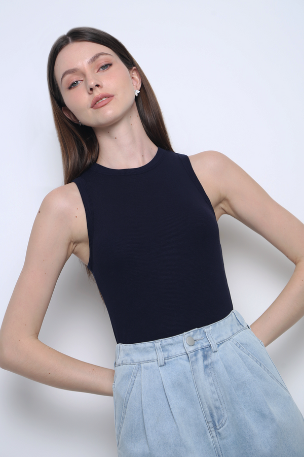 Snoozie Padded Tank Twilight Navy