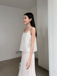 So Fine Shimmer Top Gold