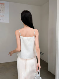 So Fine Shimmer Top Gold