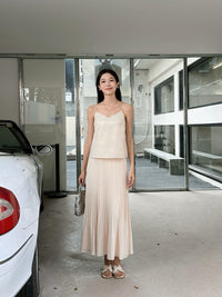 So Fine Shimmer Top Gold