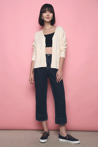 Sonya Cable Knit Cardigan Malt