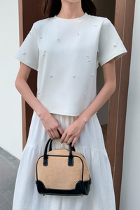 Sprinkle Pearl Tee Cream