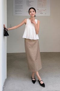 Stardust Shift Skirt Golden