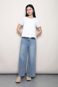 Sterling Pleat Top White