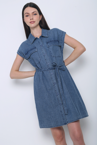 Strada Pocket Denim Dress