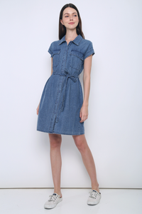 Strada Pocket Denim Dress