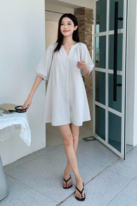 Studio Shirt Dress Smoke Grey