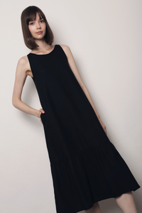 Summer Escape Midaxi Dress Black