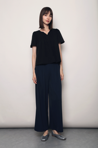 Summer Story Tie Top Black