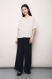 Sunday Best Boxy Knit Top Cream