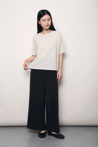 Sunday Best Boxy Knit Top Cream