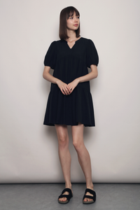 Sundown Babydoll Dress Navy