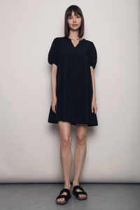 Sundown Babydoll Dress Navy