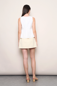 Sweet Reverie Babydoll Top White