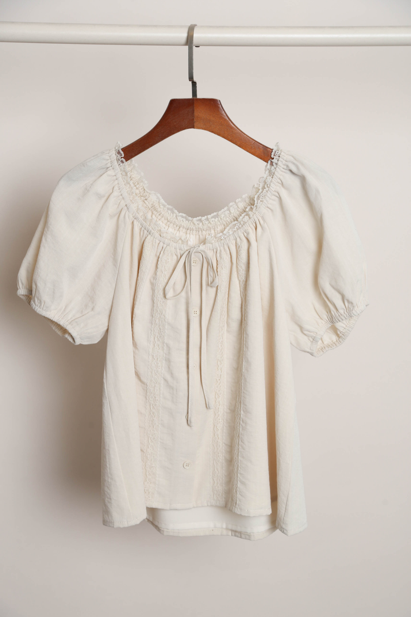 Sweet Talk Lace Top Malt