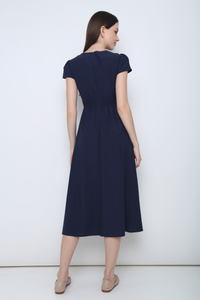 Sweet Escape Midi Dress Blue