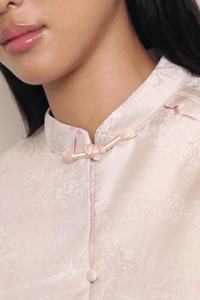 Ume Oriental Sleeveless Blouse Blush