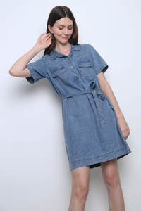Utility Denim Dress