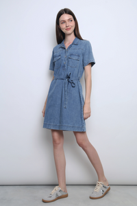 Utility Denim Dress