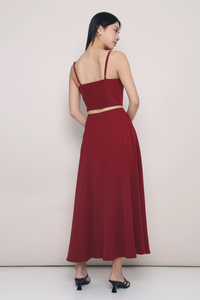 Yolie Strappy 2-piece Bottom Wine