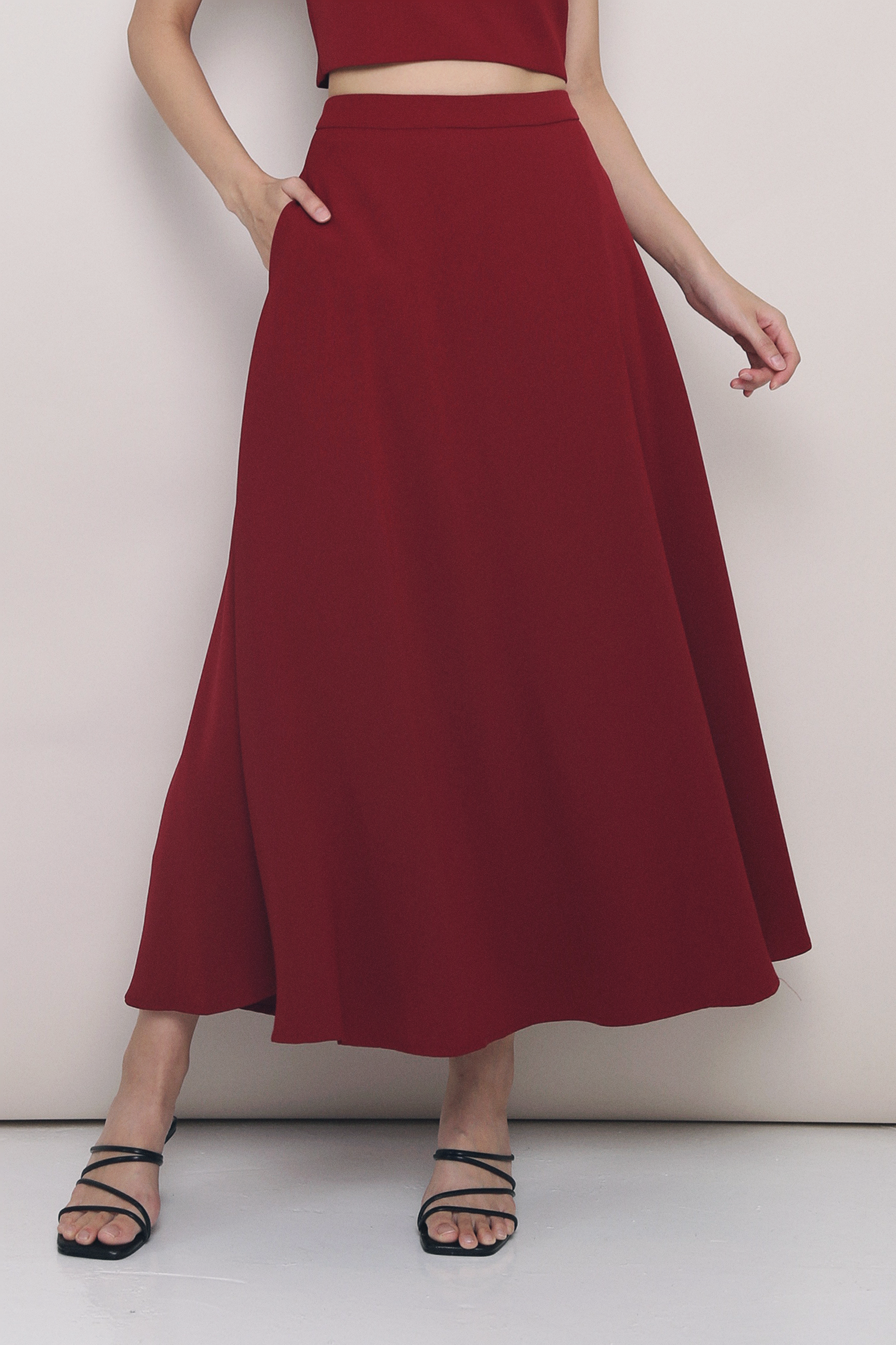 Yolie Strappy 2-piece Bottom Wine