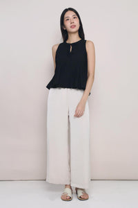 Better Pleats Sleeveless Blouse Black