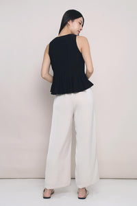 Better Pleats Sleeveless Blouse Black