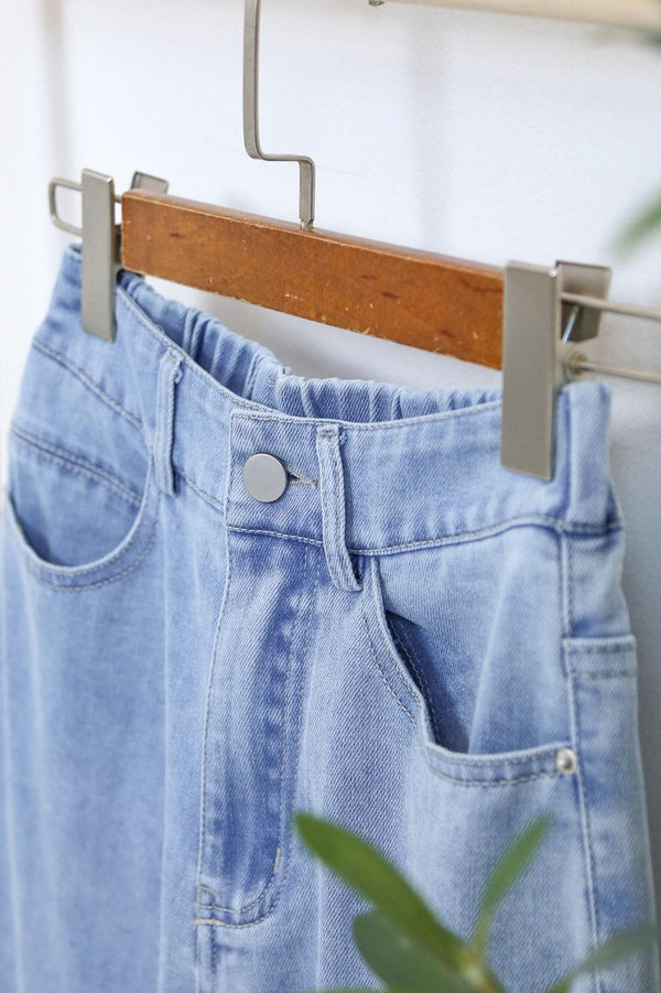 Moxie V2 Wide Leg Culottes (Light Wash) (Preorder)