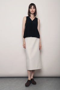 With Love Sleeveless Blouse Black (Backorder)