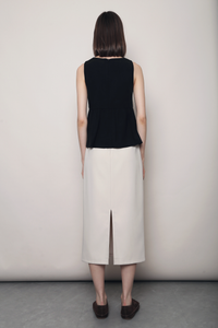 With Love Sleeveless Blouse Black (Backorder)